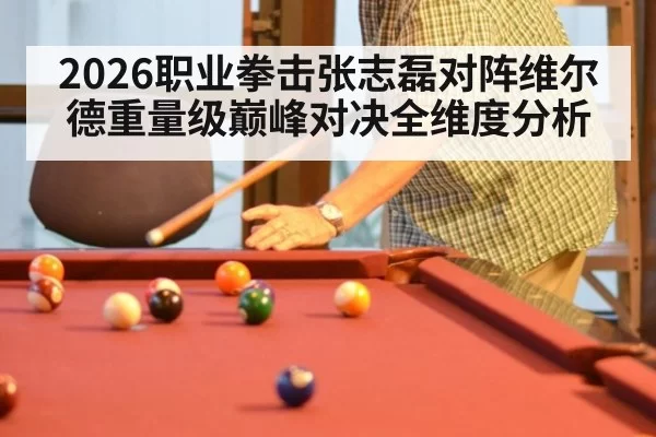2026职业拳击张志磊对阵维尔德重量级巅峰对决全维度分析